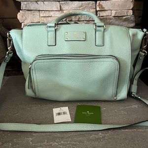Kate spade Baxter street dusty mist handbag